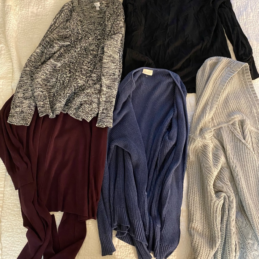 Variety of Sweaters (5) sold all together